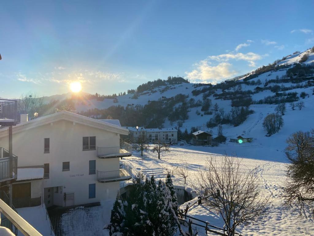 Dachwohnung In Der Mitte Von Laax-Dorf Eksteriør bilde