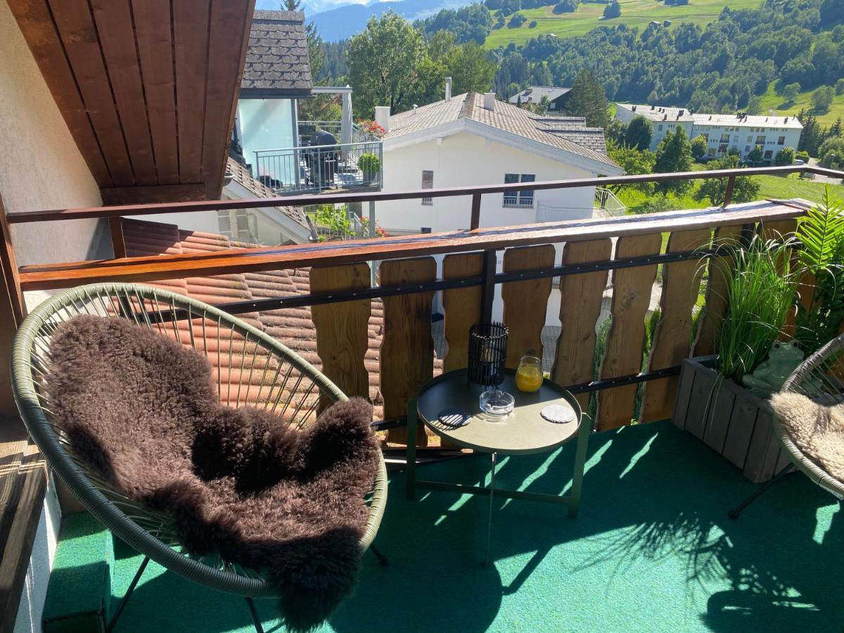 Dachwohnung In Der Mitte Von Laax-Dorf Eksteriør bilde